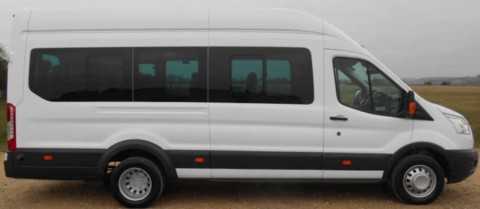 Private Hire Minibus. Private Hire Minibus Group Image.
